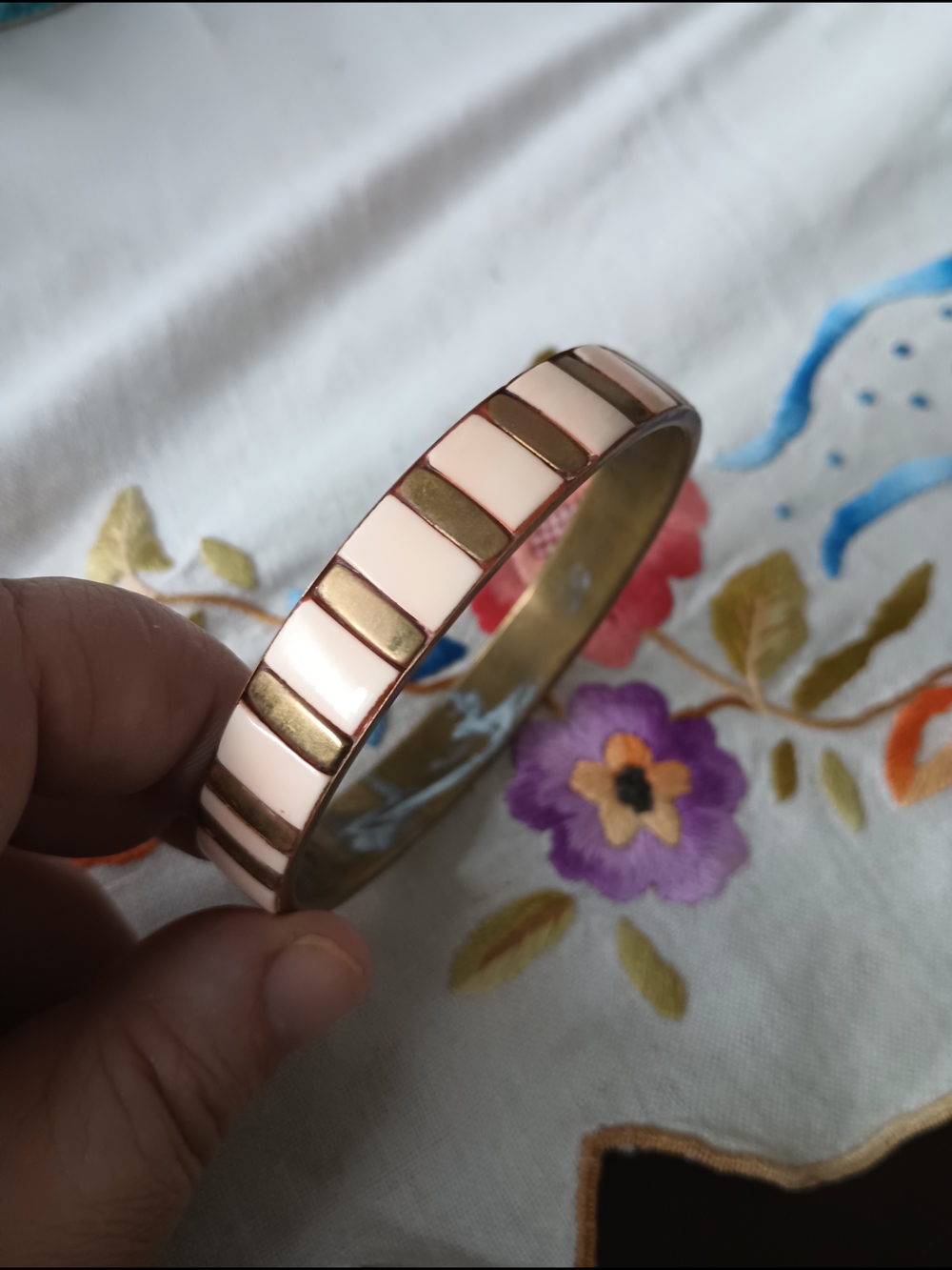 Vintage brass bracelet